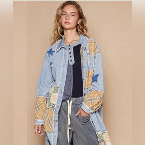 MONROE PATCHWORK DUSTER JACKET